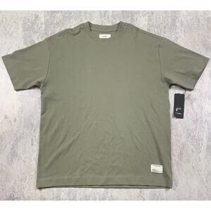 NWT Public Supply NYC T-Shirt Mens Medium Green Oversized Fit Crewneck Casual